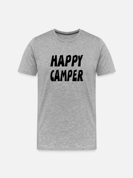 Camper - Männer Premium Bio T-Shirt - Grau meliert