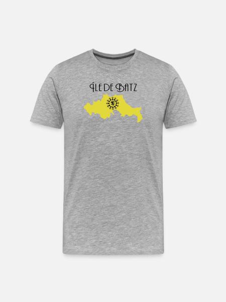 Ile de Batz - T-shirt bio Premium Homme - gris chiné