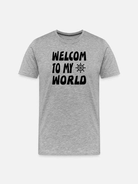Sgeln - Männer Premium Bio T-Shirt - Grau meliert