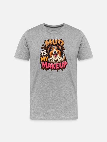 Shetland Shepherd - T-shirt bio Premium Homme - gris chiné