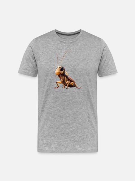 cockroach cockroach insects cockroach cockroaches - Men's Premium Organic T-Shirt - heather grey
