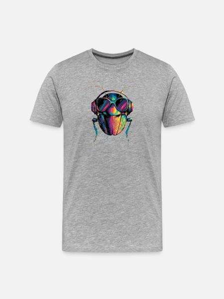 cockroach cockroach insects cockroach cockroaches - Men's Premium Organic T-Shirt - heather grey