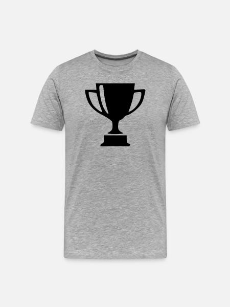 Cup Sports Competition Gift - Men's Premium Organic T-Shirt - heather grey
