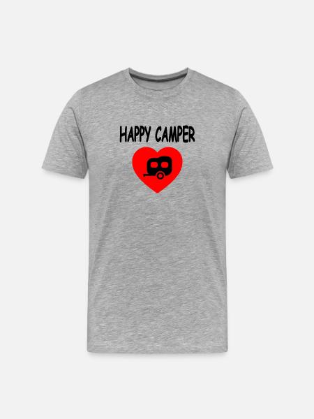 Camper - Männer Premium Bio T-Shirt - Grau meliert