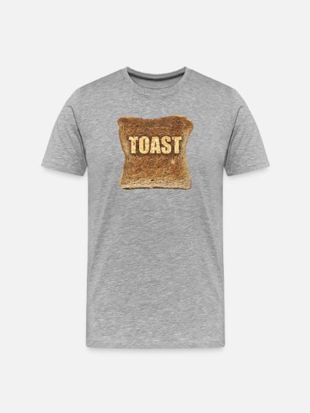 toast - Men's Premium Organic T-Shirt - heather grey