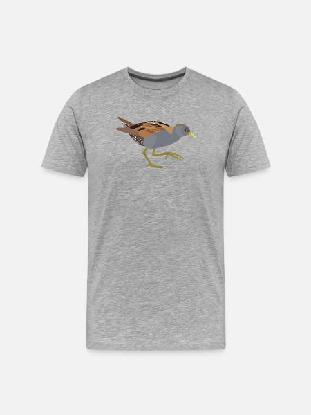 Chick Crake - Men's Premium Organic T-Shirt - heather grey