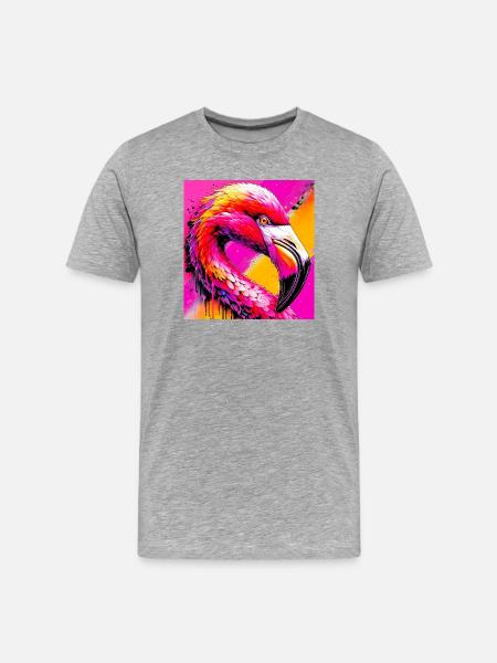 Flamant - T-shirt bio Premium Homme - gris chiné