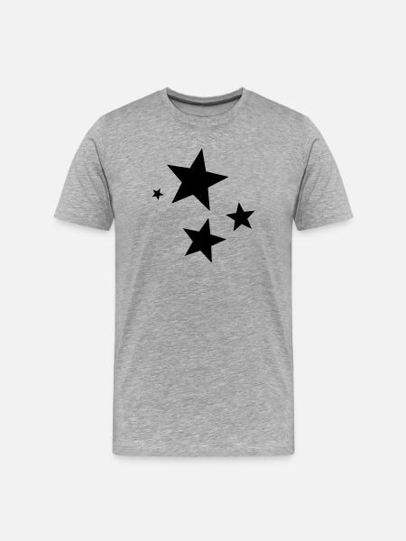 Etoiles - T-shirt bio Premium Homme - gris chiné