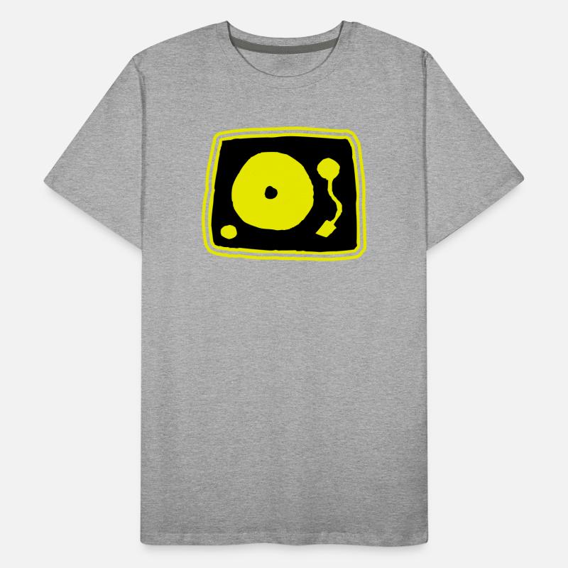 tourne-disque T-shirt bio Premium Homme