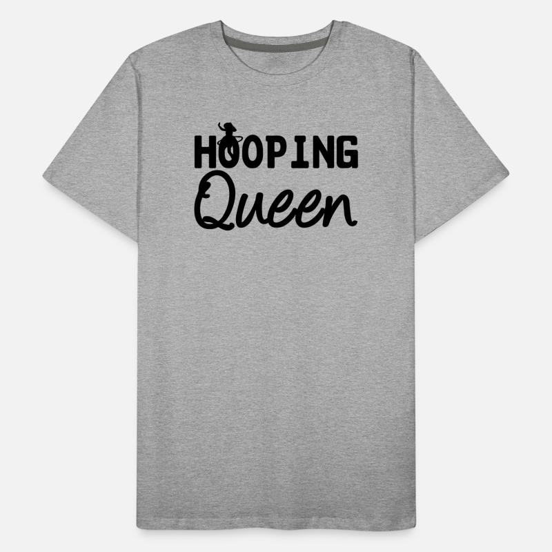 Hooping Queen (Hula Hoop) Men's Premium Organic T-Shirt