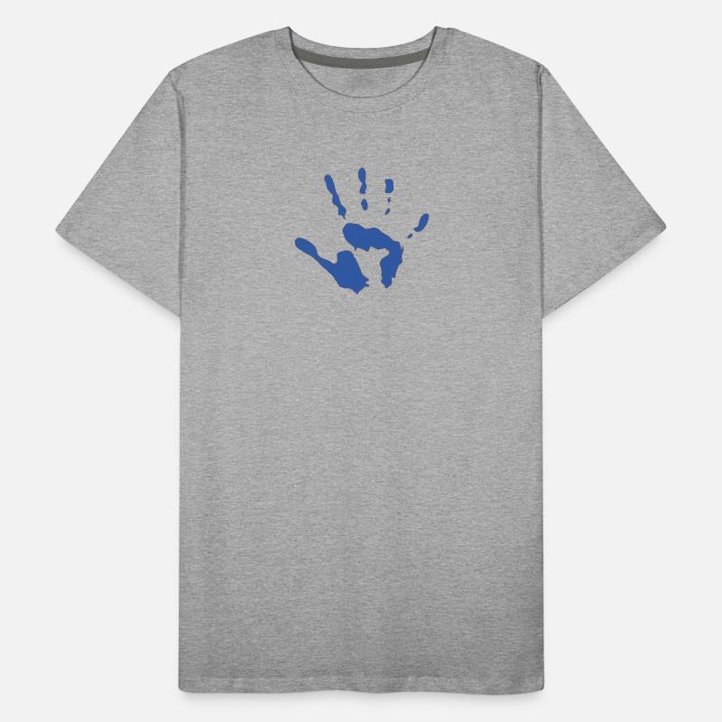 Empreinte de main T-shirt bio Premium Homme