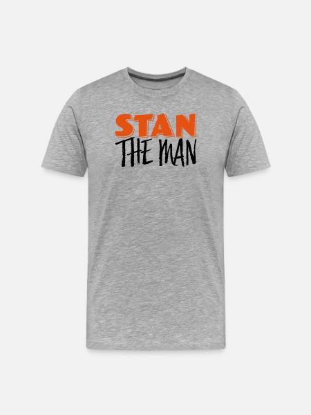 Stan the man! - Men's Premium Organic T-Shirt - heather grey