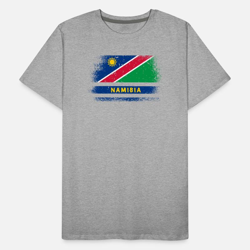 Namibia flag design Men's Premium Organic T-Shirt