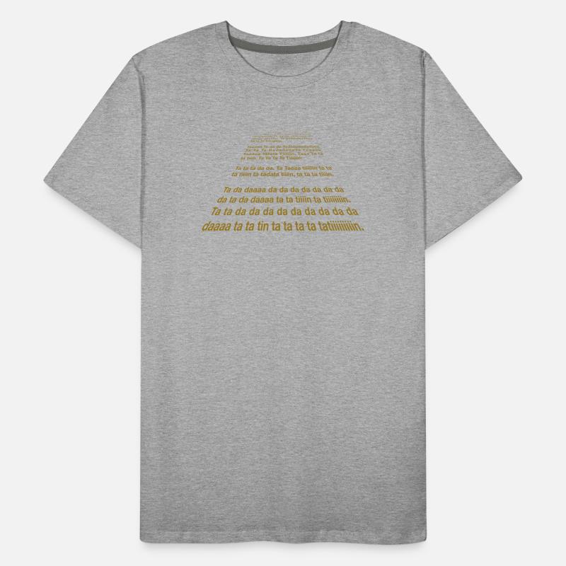 Ta ta da da ta ta tin T-shirt bio Premium Homme
