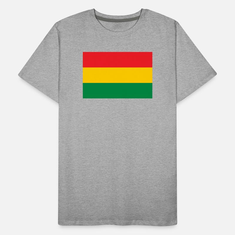 Drapeau du Reggae - Rastafari Rasta Roots T-shirt bio Premium Homme