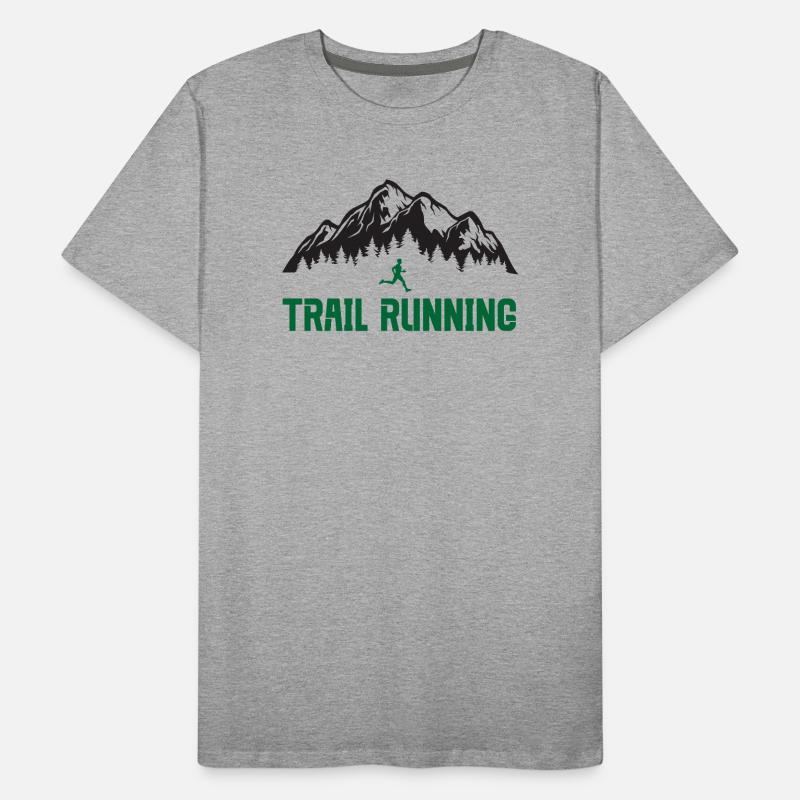 Course sur sentier T-shirt bio Premium Homme