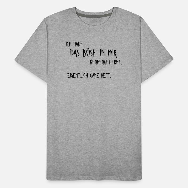 Le mal en moi T-shirt bio Premium Homme