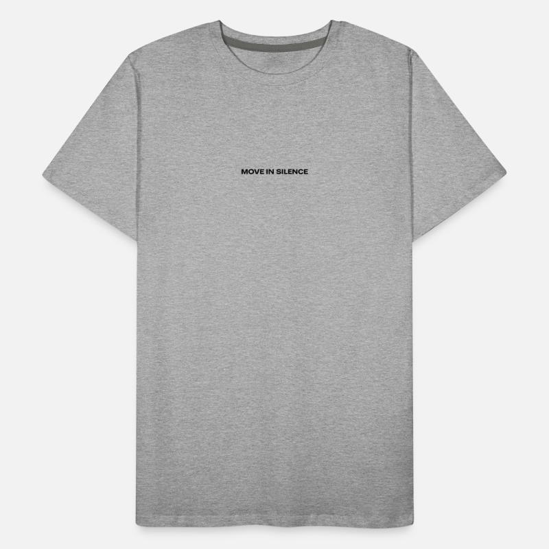 Move in Silence Men's Premium Organic T-Shirt