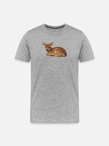Starspots Fawn - Men's Premium Organic T-Shirt - heather grey