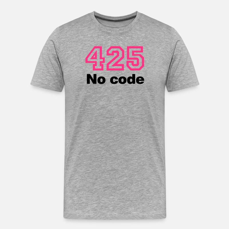 Error 425 | Fehler | Errormessage - Men's Premium Organic T-Shirt - heather grey