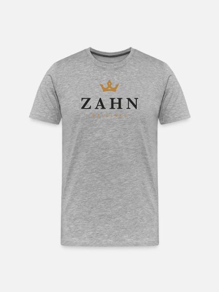 Tooth Original Family Logo - Men's Premium Organic T-Shirt - heather grey