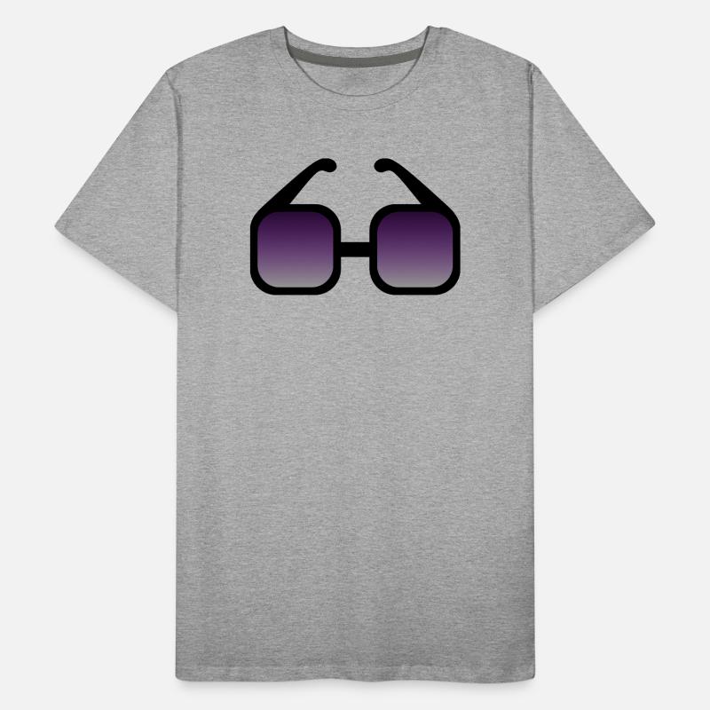 Black Gradient Sunglasses  Men's Premium Organic T-Shirt