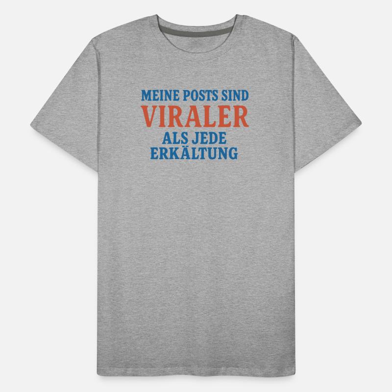 Virale Posts Männer Premium Bio T-Shirt