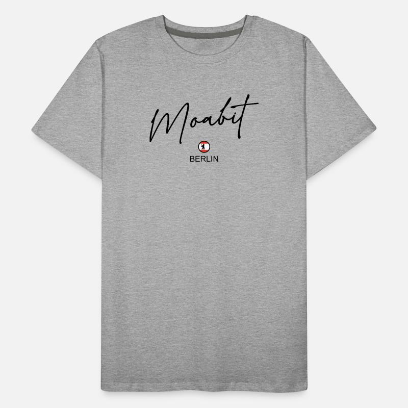 Moabit - Drapeau de Berlin - Ours de Berlin T-shirt bio Premium Homme