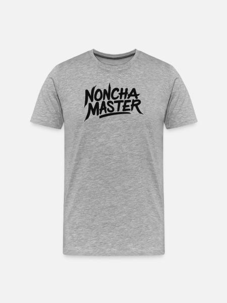 Noncha Master - Men's Premium Organic T-Shirt - heather grey