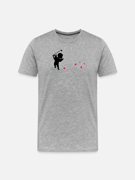 Amor - T-shirt bio Premium Homme - gris chiné