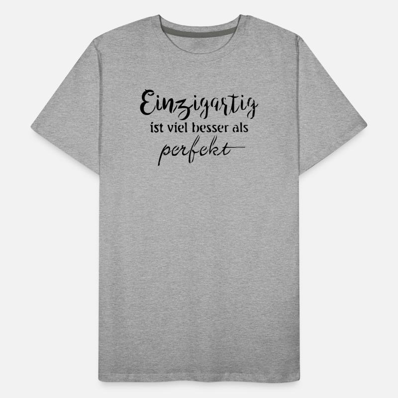 Einzigartig Männer Premium Bio T-Shirt