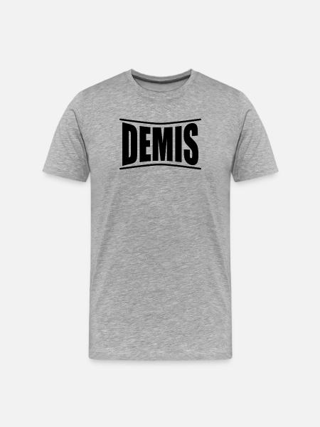 Demis t-shirt gift idea - Men's Premium Organic T-Shirt - heather grey