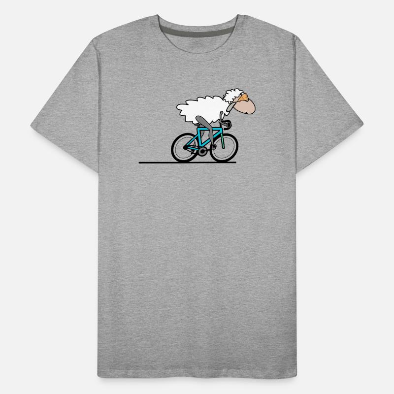 Vélo de route Cyclisme T-shirt bio Premium Homme