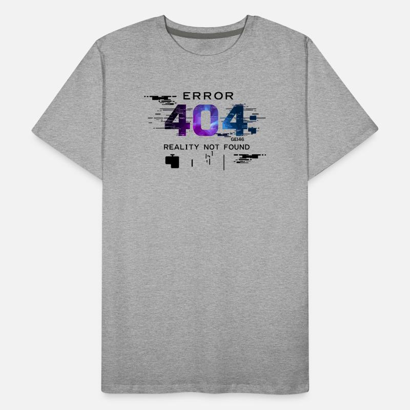 Error: Reality not found Men's Premium Organic T-Shirt
