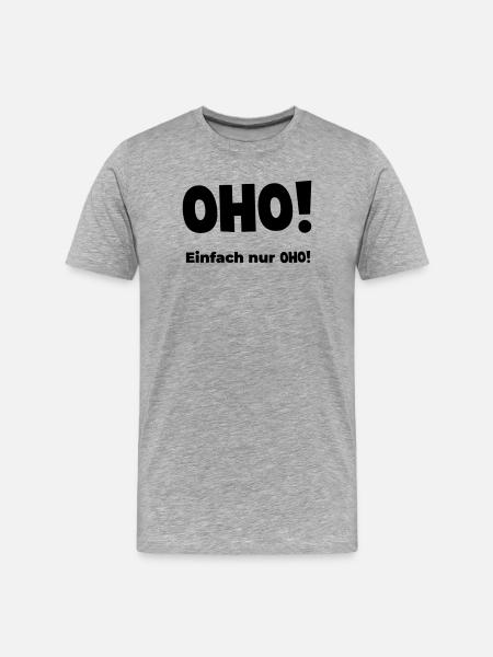 Powerful - Men's Premium Organic T-Shirt - heather grey