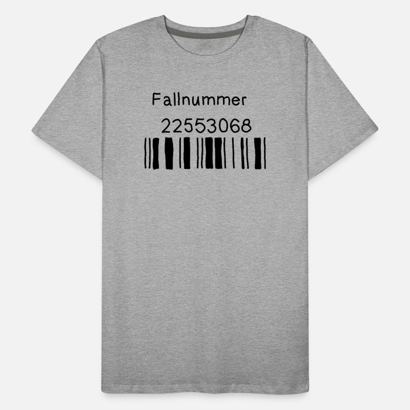 Fallnummer Männer Premium Bio T-Shirt