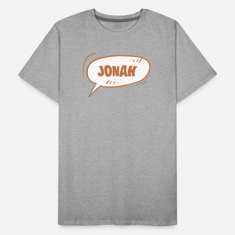 First name Jonah Men's Premium Organic T-Shirt