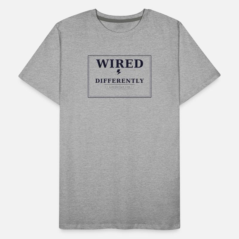 Câblé différemment T-shirt bio Premium Homme