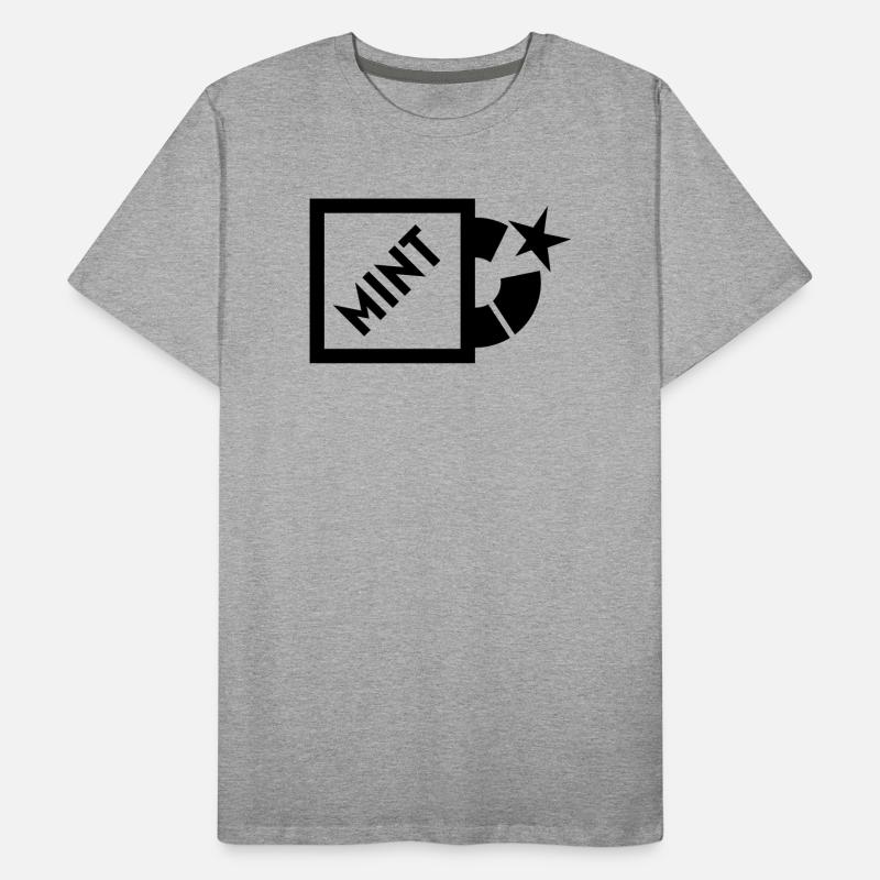 Mint Männer Premium Bio T-Shirt