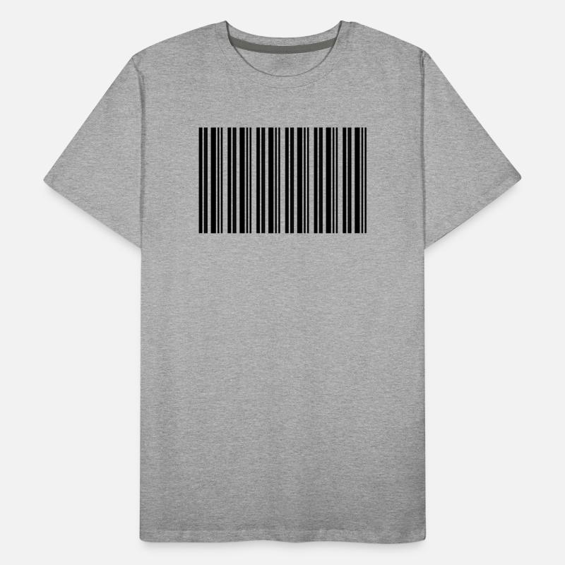 Conception de technologies informatiques pour nerds de code-barres T-shirt bio Premium Homme