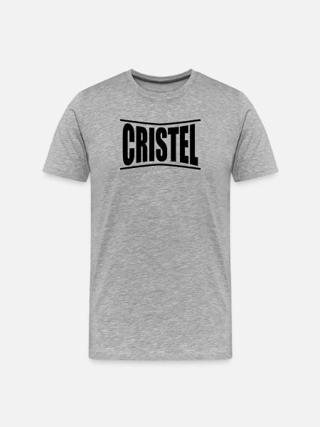 Cristel t-shirt gift idea - Men's Premium Organic T-Shirt - heather grey
