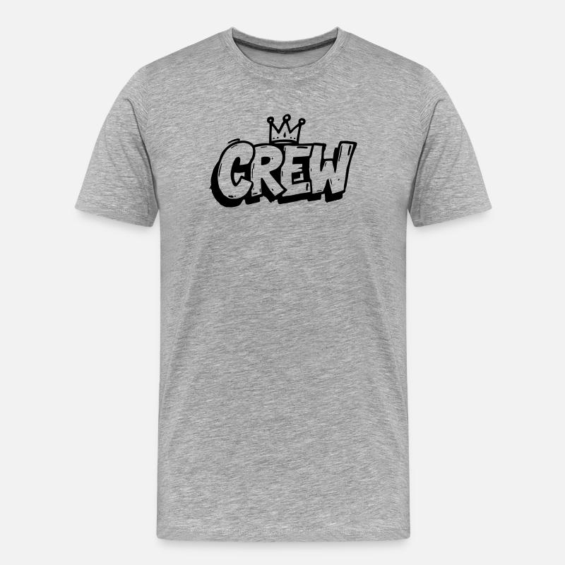Graffiti de l’équipe - T-shirt bio Premium Homme - gris chiné