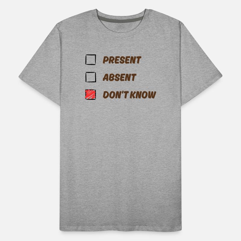 Don't know Men's Premium Organic T-Shirt