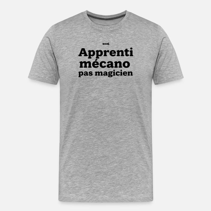 Apparently not magic - Men's Premium Organic T-Shirt - heather grey