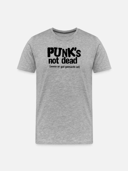 Punk if good - Men's Premium Organic T-Shirt - heather grey