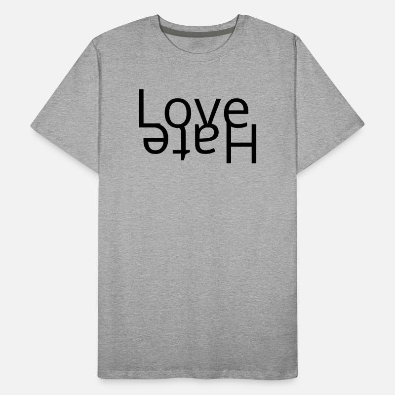 Love - Hate T-shirt bio Premium Homme
