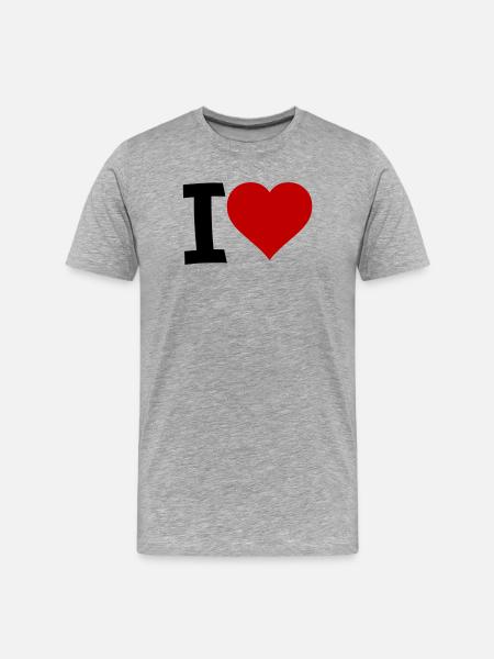 J’adore - T-shirt bio Premium Homme - gris chiné