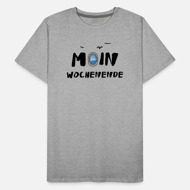 Hello Weekend Men's Premium Organic T-Shirt
