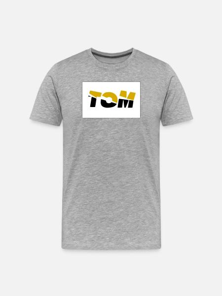 Tom - T-shirt bio Premium Homme - gris chiné
