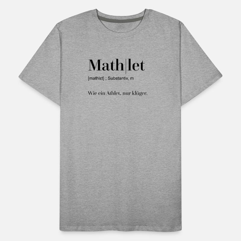 Dictionary Mathlet Men's Premium Organic T-Shirt